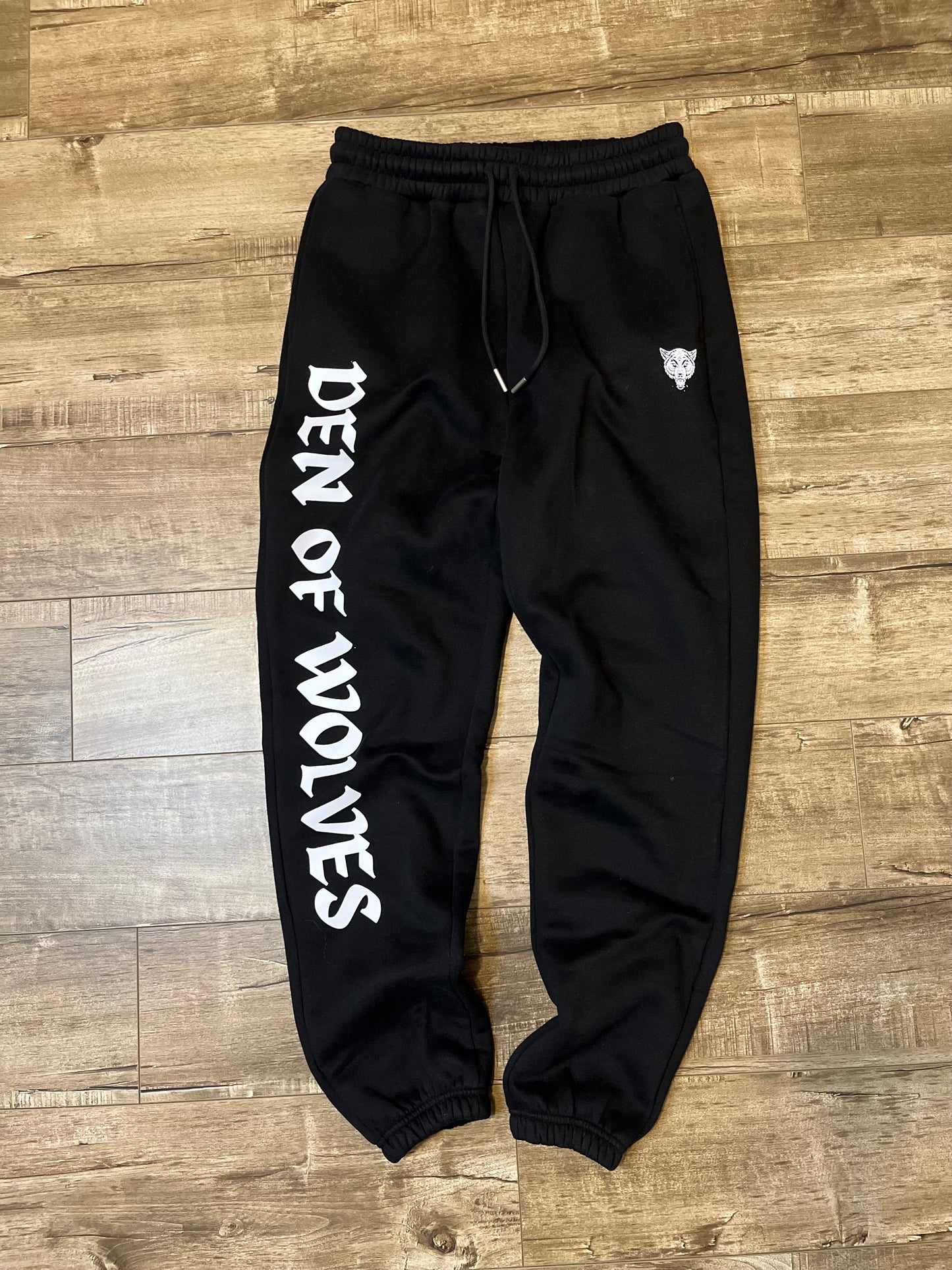 Classic Wolves Black Joggers