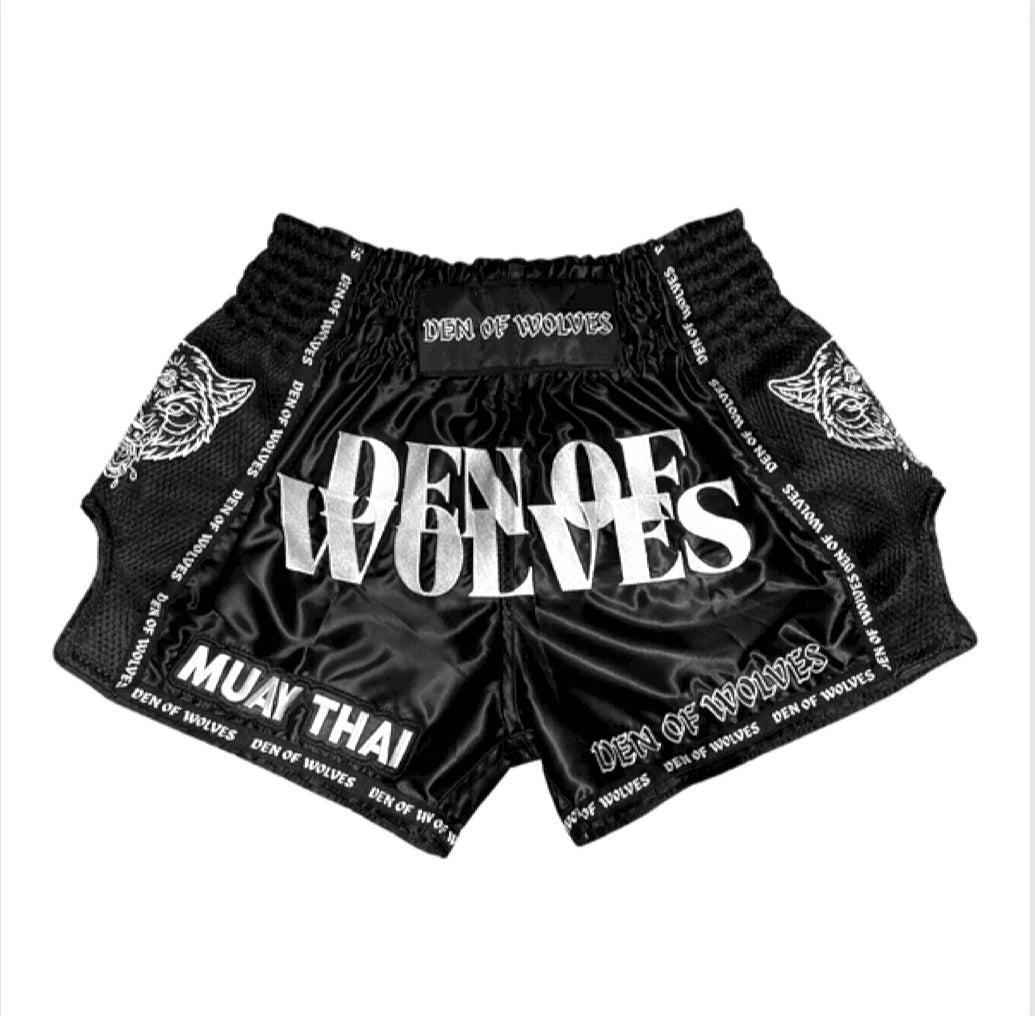 Black Wolves Muay Thai Shorts
