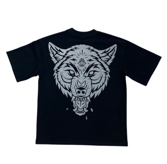 Wolves Head Oversized Tee