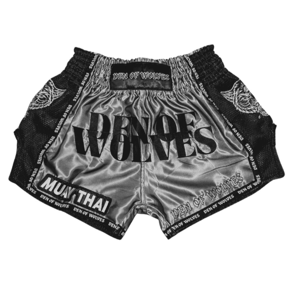 Grey Wolves Muay Thai Shorts