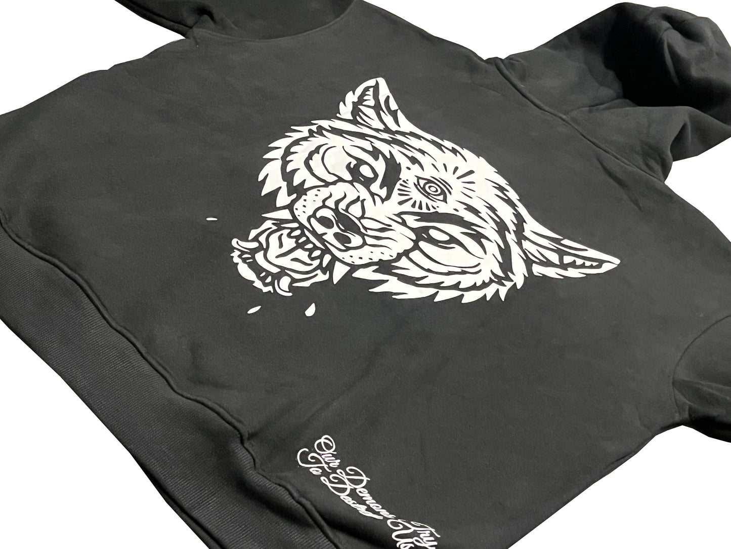 Classic Wolves Black Hoodie