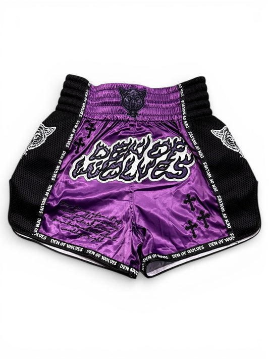 Purple Blessed Muay Thai Shorts